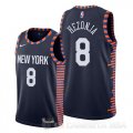 Camiseta Mario Hezonja #8 New York Knicks Ciudad 2019 Azul