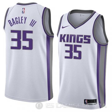 Camiseta Marvin Bagley III #35 Sacramento Kings Association 2018 Blanco