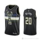 Camiseta Marvin Williams #20 Milwaukee Bucks Statement 2020-21 Negro