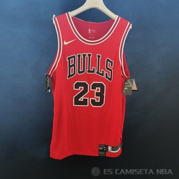 Camiseta Michael Jordan #23 Chicago Bulls Icon Autentico Rojo