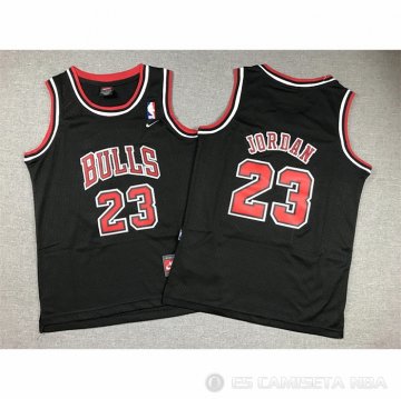 Camiseta Michael Jordan #23 Chicago Bulls Nino Negro3