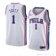 Camiseta Mike Scott #1 Philadelphia 76ers Association 2018 Blanco