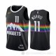 Camiseta Monte Morris #11 Denver Nuggets Ciudad Negro