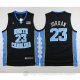 Camiseta North Carolina Jordan #23 NCAA Negro