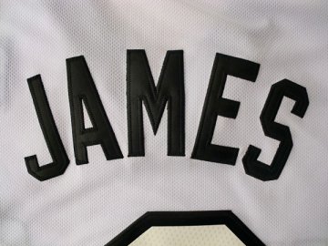 Camiseta James #6 Heats 2012 Navidad Blanco