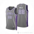Camiseta Neemias Queta #88 Sacramento Kings Ciudad 2022-23 Gris