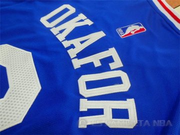 Camiseta Okafor #8 Philadelphia 76ers Azul