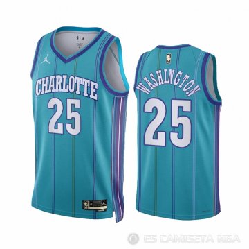 Camiseta P.J. Washington #25 Charlotte Hornets Ciudad 2023-24 Verde