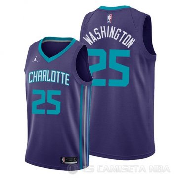 Camiseta P. J. Washington #25 Charlotte Hornets Statement 2019-20 Violeta