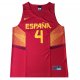 Camiseta Pau Gasol #4 Espana Rojo