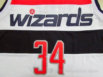 Camiseta Pierce #34 Washington Wizards Blanco Rev30