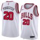 Camiseta Quincy Pondexter #20 Chicago Bulls Association 2018 Blanco