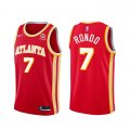 Camiseta Rajon Rondo NO 7 Atlanta Hawks Icon 2020-21 Rojo