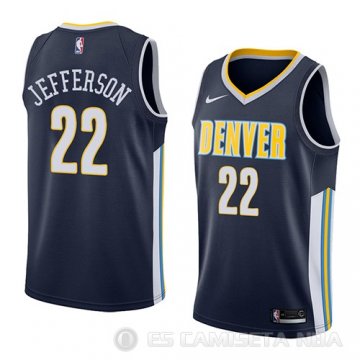 Camiseta Richard Jefferson #22 Denver Nuggets Icon 2018 Azul