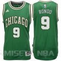 Camiseta Rondo #9 Chicago Bulls Verde