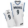 Camiseta Rubio #9 Minnesota Timberwolves Blanco