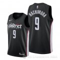 Camiseta Rui Hachimura #9 Washington Wizards Ciudad 2019-20 Negro