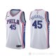 Camiseta Ryan Broekhoff #45 Philadelphia 76ers Association Blanco