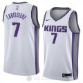 Camiseta Skal Labissiere #7 Sacramento Kings Association 2018 Blanco