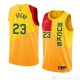 Camiseta Sterling Brown #23 Milwaukee Bucks Ciudad 2018-19 Amarillo