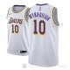 Camiseta Sviatoslav Mykhailiuk #10 Los Angeles Lakers Association 2018-19 Blanco