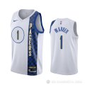 Camiseta T.j. Warren #1 Indiana Pacers Ciudad Blanco