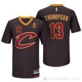 Camiseta Thompson #13 Cleveland Cavaliers Manga Corta Marron