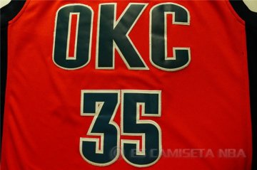 Camiseta Durant #35 Oklahoma City Thunder Naranja