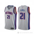 Camiseta Tony Snell #21 Detroit Pistons Statement 2019-20 Gris