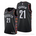 Camiseta Treveon Graham #21 Brooklyn Nets Ciudad Edition Negro