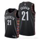 Camiseta Treveon Graham #21 Brooklyn Nets Ciudad Edition Negro