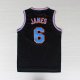 Camiseta James #6 Tune Squad Negro