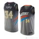 Camiseta Tyler Davis #34 Oklahoma City Thunder Ciudad 2018 Gris