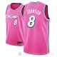 Camiseta Tyler Johnson #8 Miami Heat Earned 2018-19 Rosa