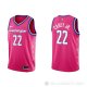 Camiseta Vernon Carey Jr. #22 Washington Wizards Ciudad 2022-23 Rosa