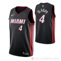 Camiseta Victor Oladipo #4 Miami Heat Icon Negro