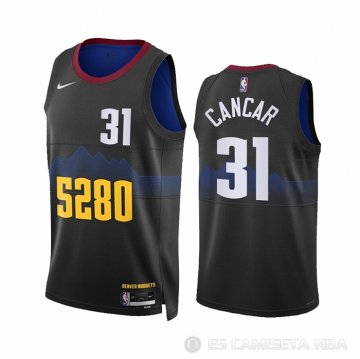 Camiseta Vlatko Cancar #31 Denver Nuggets Ciudad 2023-24 Negro