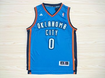 Camiseta Westbrook #0 Oklahoma City Thunder Azul