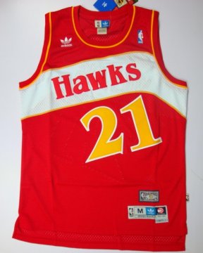 Camiseta Wilkins #21 Atlanta Hawks Rojo