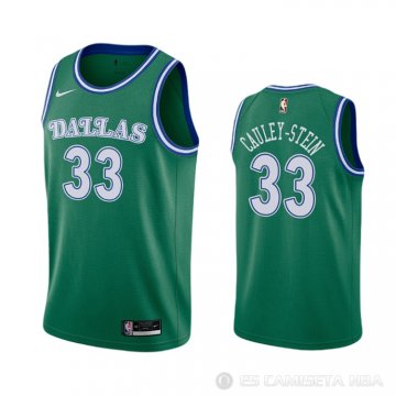 Camiseta Willie Cauley-Stein #33 Dallas Mavericks Hardwood Classics 2020-21 Verde