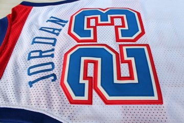 Camiseta retro Jordan #23 Washington Wizards Blanco