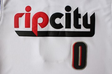 Camiseta retro Lillard #0 Portland Trail Blazers Blanco
