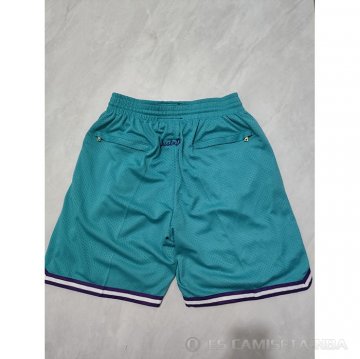 Pantalone Charlotte Hornets Retro Just Don Verde