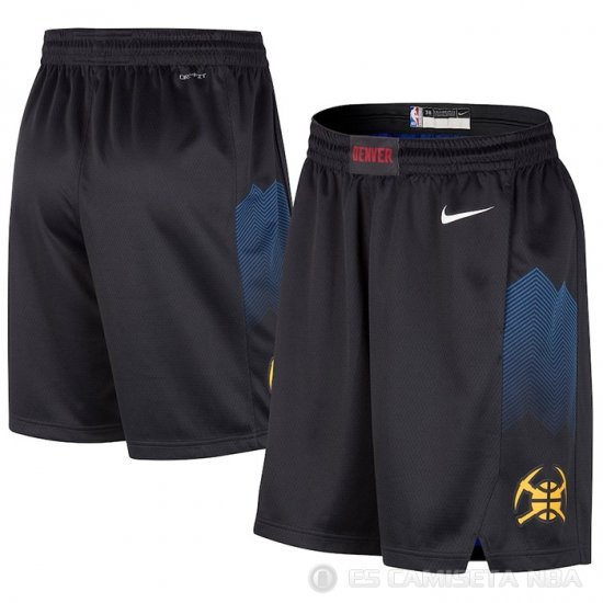 Pantalone Denver Nuggets Ciudad 2023-24 Negro - Haga un click en la imagen para cerrar
