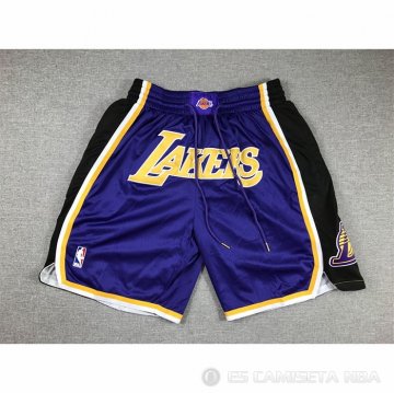 Pantalone Los Angeles Lakers Just Don Violeta2
