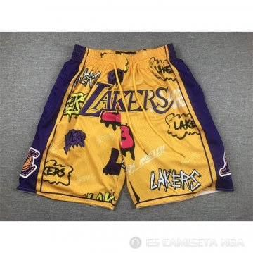Pantalone Los Angeles Lakers Slap Sticker Just Don Amarillo