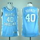 Camiseta Barnes #40 North Carolina Tar Heels NCAA Azul