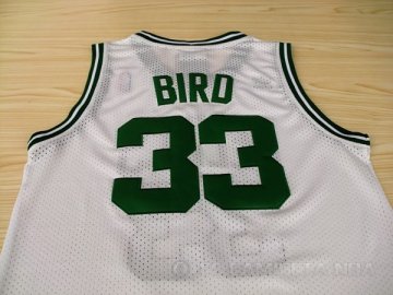 Camiseta Bird #33 Boston Celtics Blanco