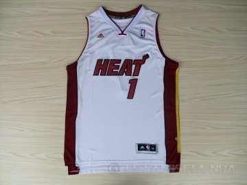 Camiseta Bosh #1 Miami Heat Blanco