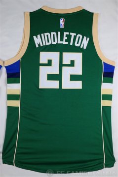 Camiseta Middleton #22 Milwaukee Bucks Verde